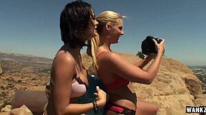 Wankz - Naughty Lesbians Engage In Outdoor Fucking With Big Tits