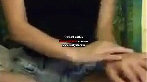 asian teen amateur rips clothes during striptease and masturbates to orgasm on cam