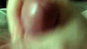 Horny Guy Rubs His Cock Until He Cums in Intense Solo Masturbation Session