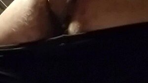 sissy gets her ass fucked by a homemade machine in amateur anal action