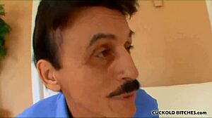 Dominiram svog novog cuckold roba dečka strogim pravilima