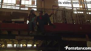 Sexy tanya davis gets fucked hardcore in a warehouse with monster cock and cumshot