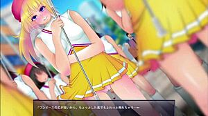 Detailed Exposing Of The Play Girl In Anime Hentai Game Part 1