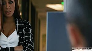 freya parker and oliver davis continue pov blowjob with petite teen amateurs