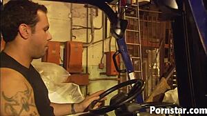 Sexy tanya davis gets fucked hardcore in a warehouse with monster cock and cumshot
