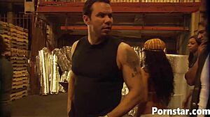 Sexy tanya davis gets fucked hardcore in a warehouse with monster cock and cumshot