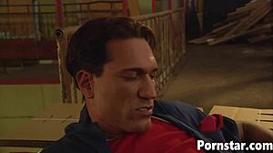 Sexy tanya davis gets fucked hardcore in a warehouse with monster cock and cumshot