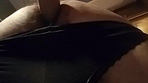 sissy gets her ass fucked by a homemade machine in amateur anal action