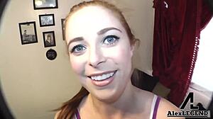 Sovereign Syre in POV Deepthroat Blowjob with Facial Cumshot