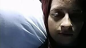 Granny teases her ass on Liveme before sleeping