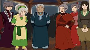 Big Tits Anime Girl Exclaims 'Love Me Deep!' In Four Elements Trainer