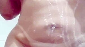 Blonde takes secret bath