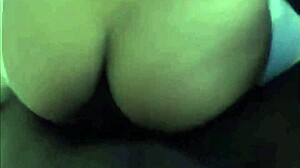 Fat ass amateur couple destroyed by big black cock, deepthroating, bending over, dildo play, cum on tits