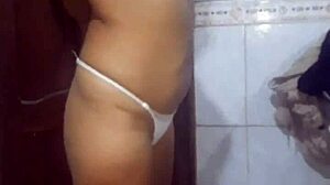Wow, Check This Homemade Bathroom Action! My Sister-in-Law Flashes Her Intimate Parts While I Fix Her Pipes for Free - Spanish Porn!