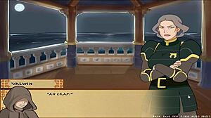 Big Tits Anime Girl Exclaims 'Love Me Deep!' In Four Elements Trainer