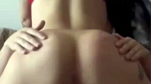 Drii Cordeiro's Intense Homemade Cowgirl Ride and Blowjob in Lingerie