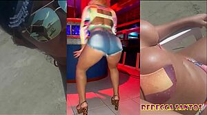 Brazilian Pornstar Estrela Dancing and Teasing with Sensual Moves