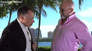 Beautiful model gives her ass to the sheikh with a sports car