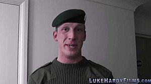 skinny tatted brit casually sucks cock then gets banged hard