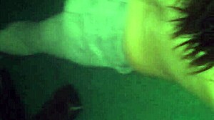 Young slut sucking interracial cock.