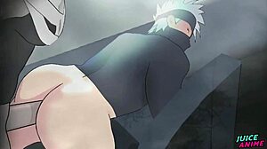 kakashi battles zabuza in naruto bara yaoi