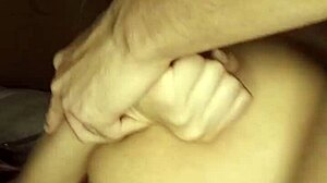 hot girl shaking her big ass in skirt 😍