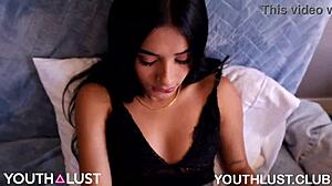 aaliyah says 'i don't want to suck but i end up doing it' with colombian cock