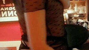 little asian shemale trap performs a solo show