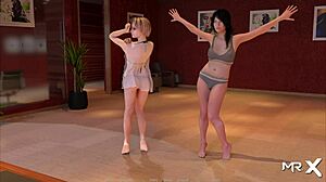 Models seek jobs in fashion business.