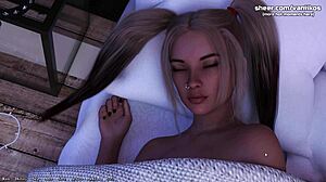 Being a Dik Episode 9: Public Park Threesome with Hot Blonde Teens Craving Creampie in Tight Pussies. My Sexiest Gameplay Part 62.