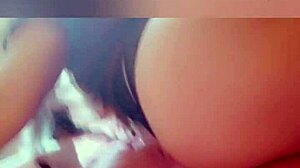 little asian shemale trap performs a solo show