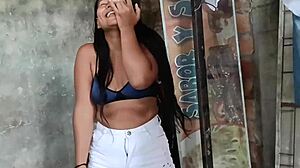 Emotional Encounter: Closing A Business Deal With My Neighbor, She Sells Me The Washer, And I Take Advantage To Fuck Her Passionately