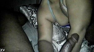 Ebony bbw rides cowgirl on big black ass