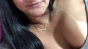 Beautiful Brazilian Amateur Woman Posing Seductively In Casual Setting