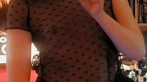 little asian shemale trap performs a solo show