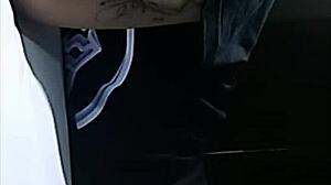 Granny teases her ass on Liveme before sleeping