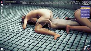 i'm so excitd for honoka n momiji's fmf threesome in the bathrom