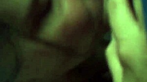 hot blowjob after work with mouth full of cum