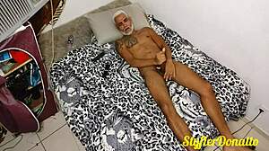 After smoking weed, Maaxputokarioca got horny and orgasmed