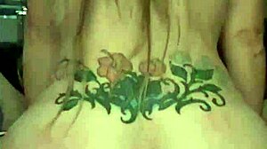 blonde rides cock in reverse cowgirl, orgasm explodes!