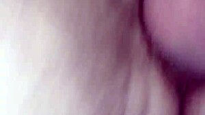 She bends over for rough doggy style