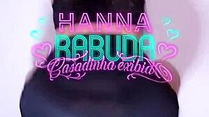 brunette latina hanna rabuda in lingerie takes husband's cock