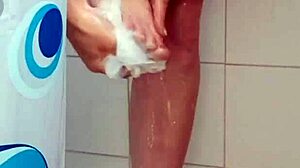 enjoying the shower with toys and masturbation in this preview