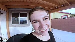 Amazing haircut transformation with jane judge outdoors!