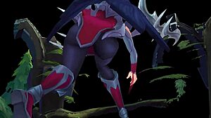 Irelia’s Sexy Huge Thicc Ass Gets Wild Ryona Action in Cartoon Scene