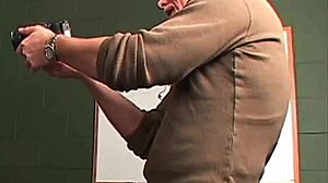 Dude gets loaded with hot gay jizz