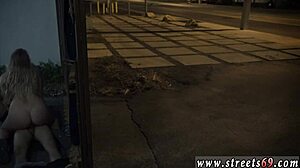 Bound Teen Sucks Hairy Pussy and Armpit in Domination Scene