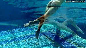 nicole pearl swimming like a milf