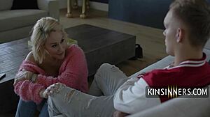 Stepmom offers tight pussy after my date night slip