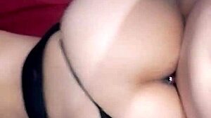 brunette latina hanna rabuda in lingerie takes husband's cock